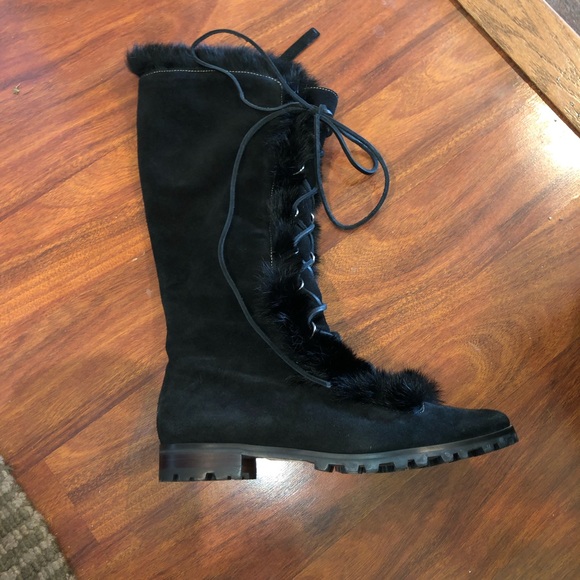 Calvin Klein fur boots - Picture 2 of 8